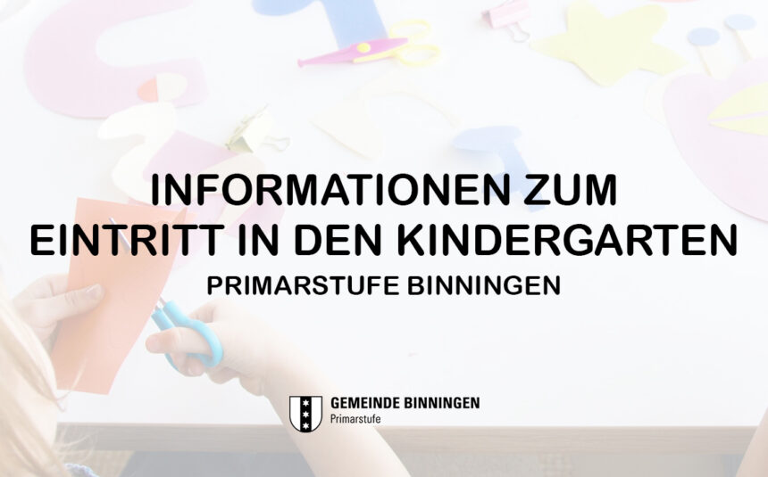 Informationsvideo zum Eintritt in den Kindergarten